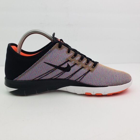 Nike Free TR 6 Womens Size 9 Black Total Crimson Running Sneaker Shoes 833424-00 - Picture 4 of 13